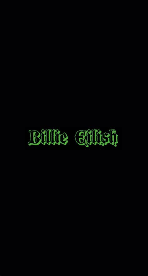 Billie Eilish Wallpaper Logo