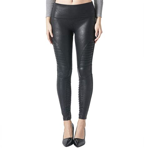 Mcedar High Elasticity Faux Leather Legging For Women Womens X Black Z