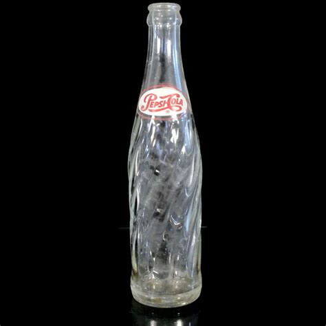 Vintage Pepsi Swirl Bottle Collectible Soda Memorabilia