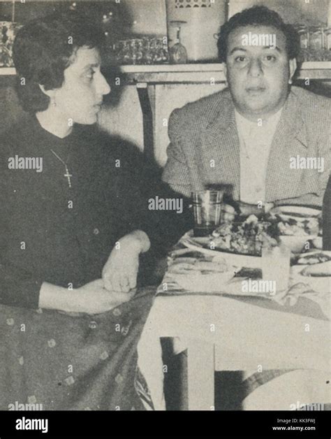 Fairuz And Her Husband Assi Rahbani 1955 Stock Photo Alamy