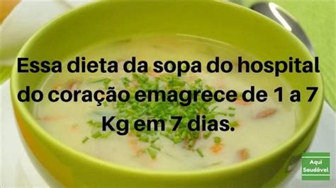 Dieta Da Sopa Para Emagrecer Em 7 Dias AtÉ 7 Kilos Receita De Sopa Detox Emagrecedora Natural