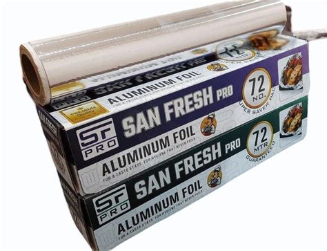 Plain Silver San Fresh Aluminium Foil 25 Meters At Rs 350 Piece In