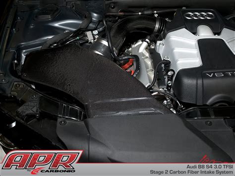 APR Carbonio Audi B8 S4 S5 3 0 TFSI Carbon Fiber Cold Air Intake System