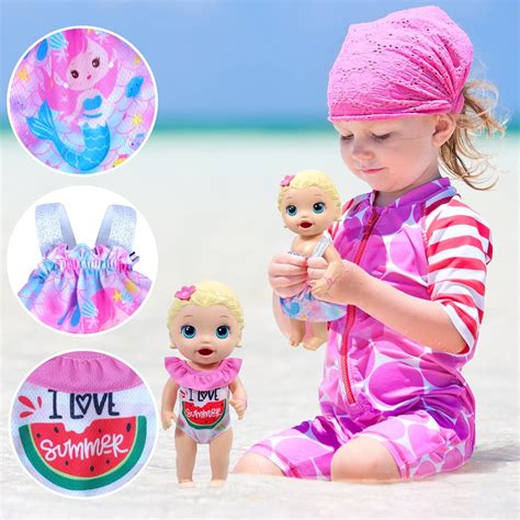 Sets Alive Baby Doll Clothes Outfit Dress For Inch Baby Dolls