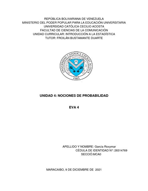 SOLUTION Noción de probabilidad introducción a la Estadística Studypool