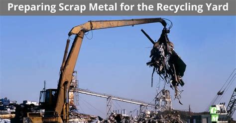 Preparing Scrap Metal For The Recycling Yard Galaxy Metals Scrap