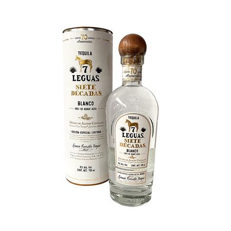 Tequila Sieta Leguas Edici N Siete Decadas Blanco Ml Naci N Tequila