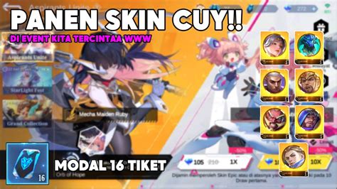 PANEN SKIN CUY GACHA EVENT ASPIRANT UNITE FASE 1 YouTube