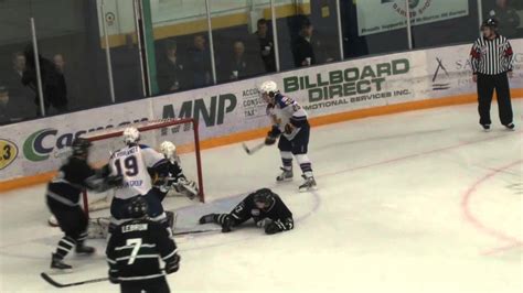 AJHL Playoffs Round 2 Game 1 Fort McMurray Oil Barons Vs