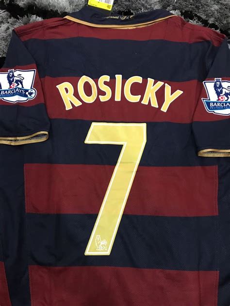 Arsenal Jersey Rosicky Set 2007/08, Men's Fashion, Activewear on Carousell