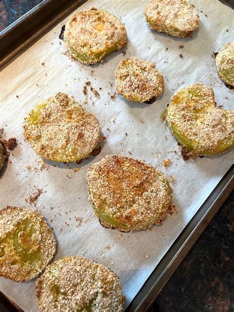 Healthy Baked Green Tomatoes Recipe Easy Crispy And Delicious