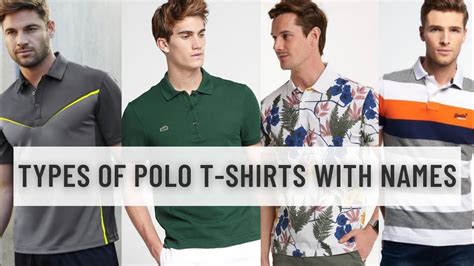 Types Of Polo T Shirts For Men With Names YouTube