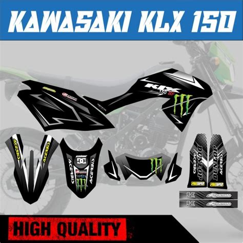 Kawasaki Klx 150 Full Body Decals Laminated Shopee Philippines