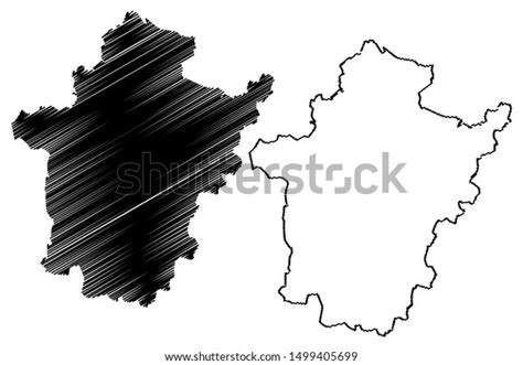 Bekes County Hungary Hungarian Counties Map Stock Vector Royalty Free