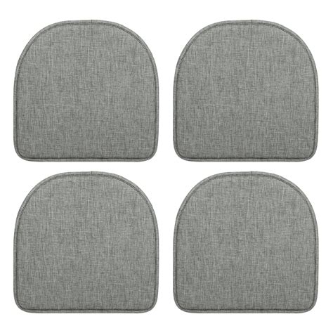 Shinnwa Chair Cushions Set Of 4 U Shaped Non Slip Textured Chair Pads Seat Cushions For Kitchen