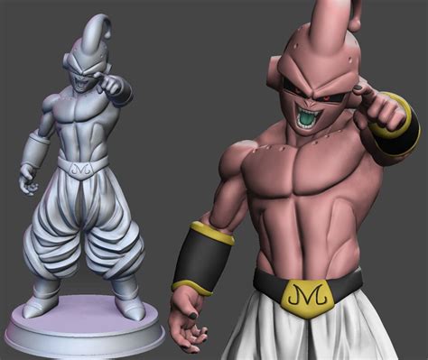 Dragon Ball Majin Buu 3d Printable Model Stl 3d Printing Models 3d