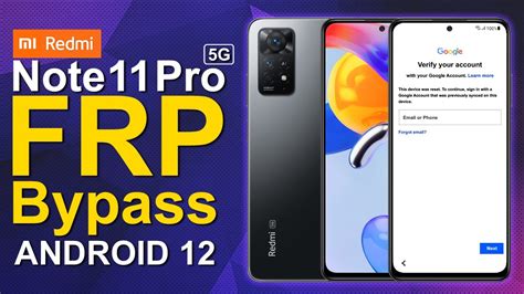 Redmi Note 11 Pro 5g Bypass Frp Android 12 Without Pc Youtube