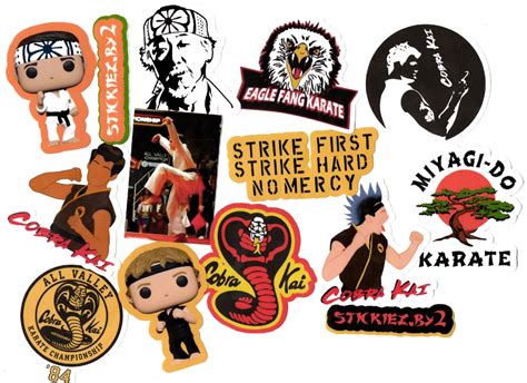 Cobra Kai Stickers Karate Kid Mr Miyagi Netflix Shows Etsy Kai