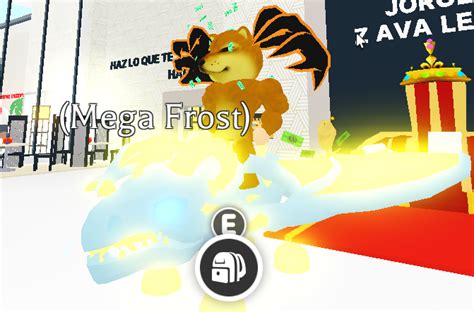 Mavin Frost Dragon Mega Neon Fly Ride Mfr Adopt Me Pets Adopt Me Roblox