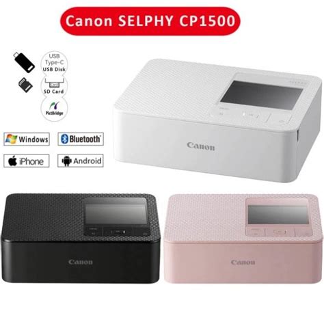 Canon Selphy Cp1500 Compact Photo Printer Th