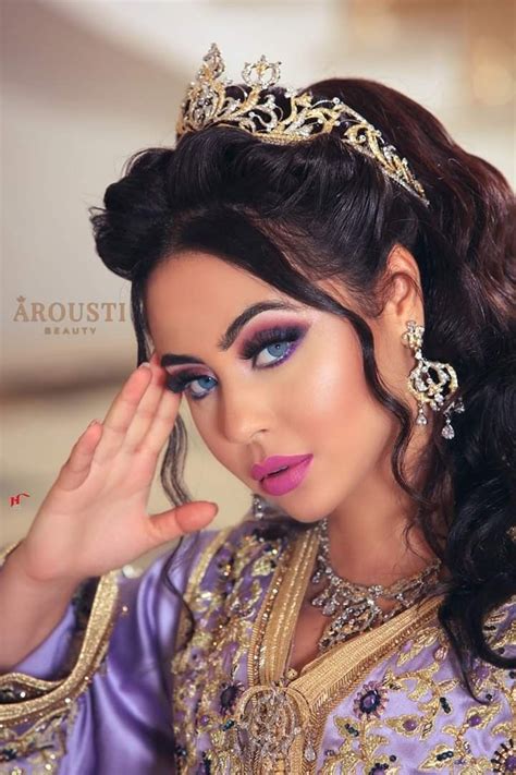 Pin by modhila rifia on Thasrith لعروسة Bride makeup Moroccan