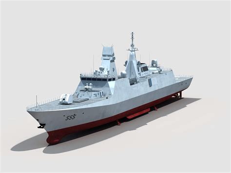 Quinzhou Type 054B Frigate - 3D Model by pxfpxd