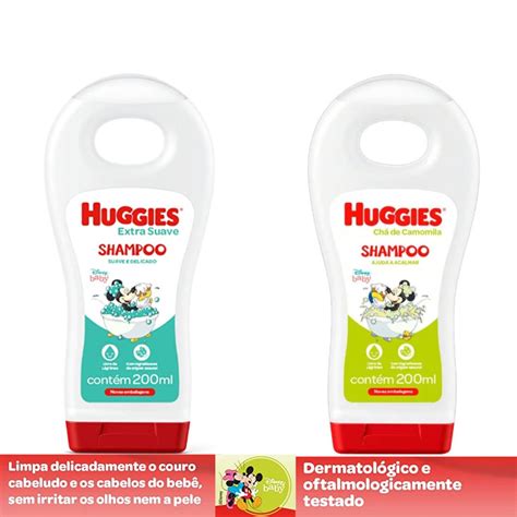 Shampoo Huggies Extra Suave Camomila 200ml Shopee Brasil