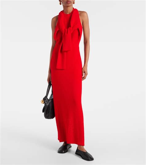 Lara cutout bouclé maxi dress in red Proenza Schouler Mytheresa