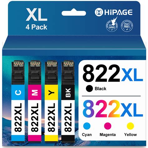 822XL Ink Cartridge for Epson Ink 822 XL 822 XL T822XL T822 Combo Pack ...