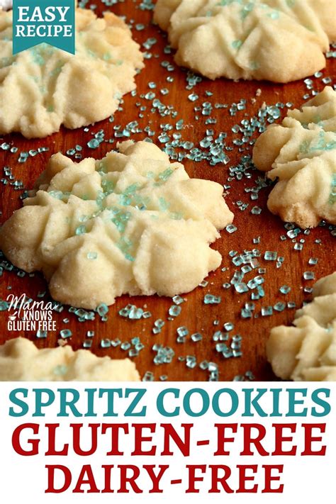 Gluten Free Spritz Cookies Easy Recipe