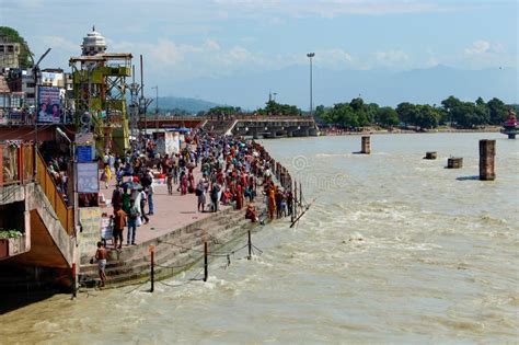 Har Ki Pauri Is A Ghat On The Banks Of The River Ganga And Landmark Of