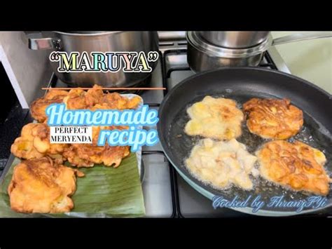 HOW TO COOK MARUYA PERFECT FOR MERYENDA Easy To Cook YouTube