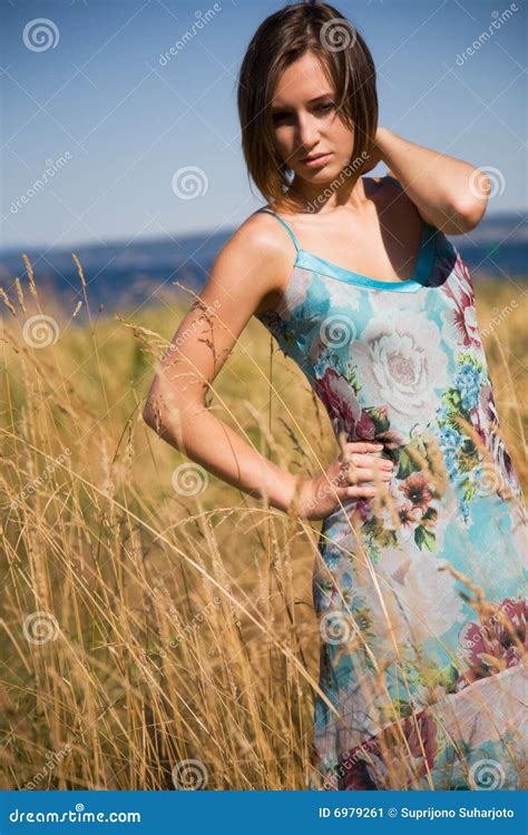 Beautiful Caucasian Girl Stock Image Image Of Posing 6979261