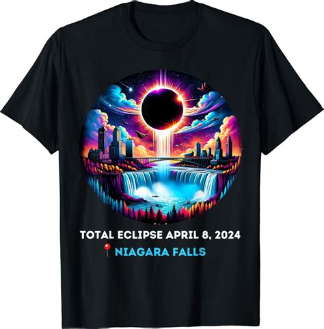 Niagara Falls New York Ny Total Solar Eclipse April T Shirt