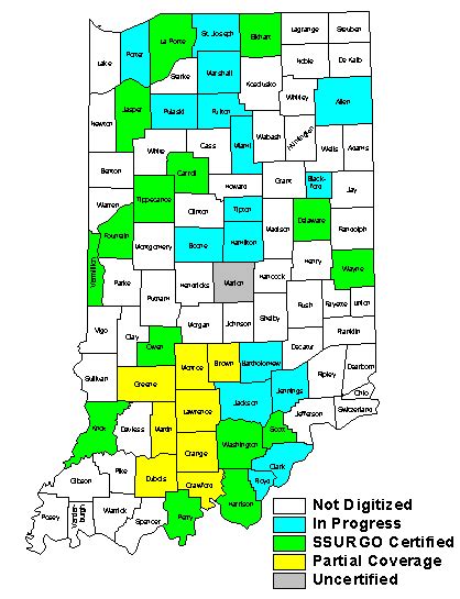 Usda Nrcs Mlra 11 Status Of Soil Surveys In Indiana