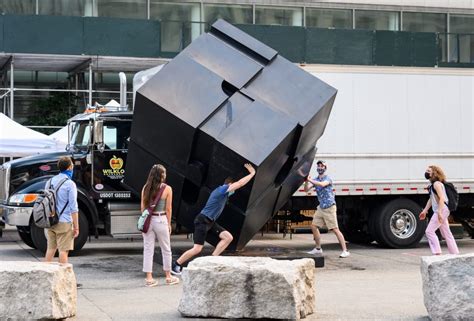 Astor Place Cube in New York set for restoration - Magzoid Magazine