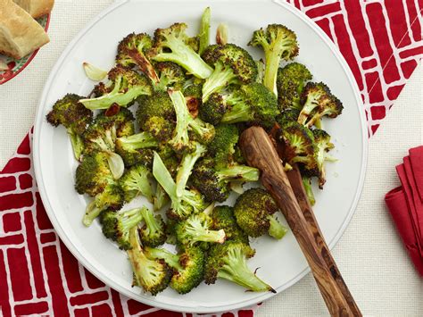 Roasted Broccoli With Garlic Recipe Food Network Recipes Garlic