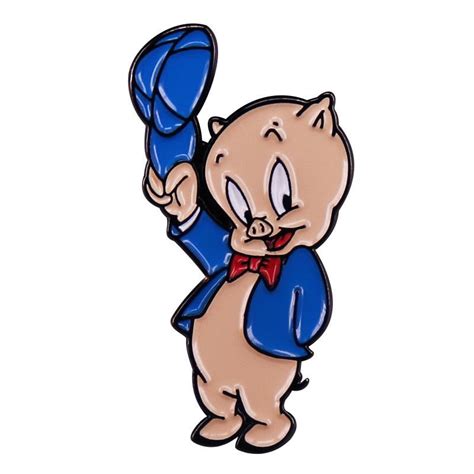 Looney Tunes 'Porky Pig' Enamel Pin - Distinct Pins