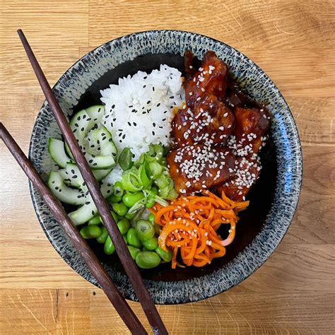 Korean Chicken Rice Bowl - Asheville Pro Kitchen