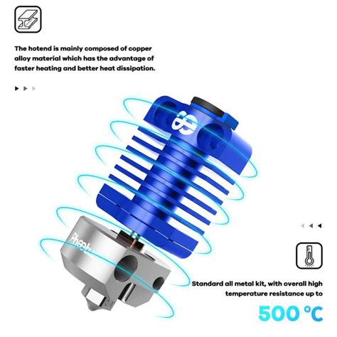 Phaetus All Metal Bms Bmo Dragonfly Hotend Bimetal Heatbreak Throat