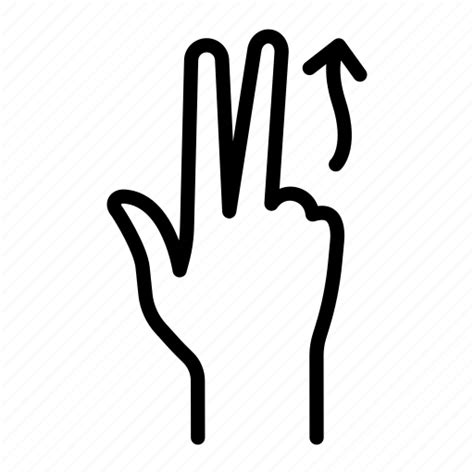 Click, finger, flick, gesture, hand, touch, up icon - Download on ...