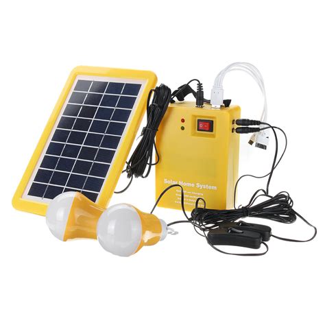 12v Dc Solar Panels Lighting Charging Generator Home Outdoor Energy Solar Powered System Sale