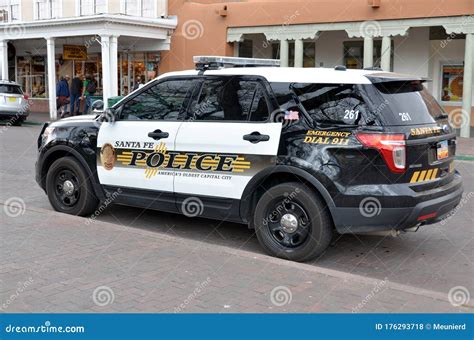 Santa Fe Police Department Car. Editorial Stock Photo - Image of patrol ...