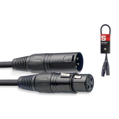 Stagg S Series DMX Cable XLR XLR 0 5 Metre Reverb