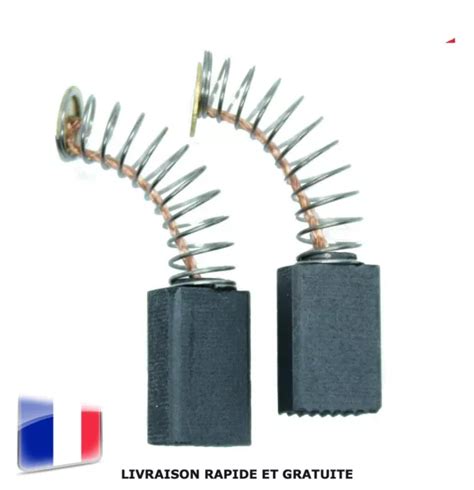 Paire De Charbons Pour Moteur Lectrique X X Mm Universel Balais