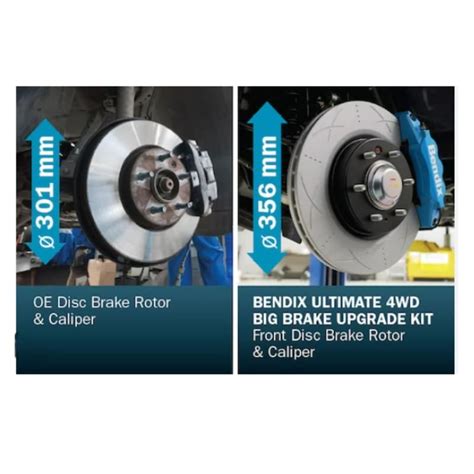 Bendix Ultimate Big Brake Upgrade Kit Marks Wd