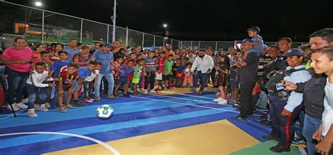 Luna Entreg Cancha Rehabilitada En Los Godos