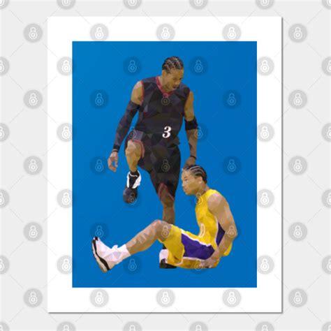 Allen Iverson Step Over Tyronn Lue - Allen Iverson - Posters and Art ...