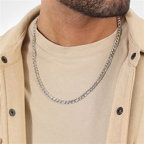 LBO Collier Maille Figaro 5 5mm Argent LaBoutiqueOfficielle