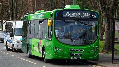 Volvo B7RLE Wright Eclipse 2 144 To Worcester WX59 BZG 69453 First